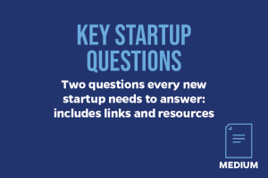 Key startup questions