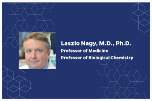 Laszlo Nagy, M.D., Ph.D. Professor of Medicine Professor of Biological Chemistry